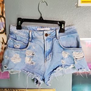 Zara Jean Shorts with Rips